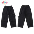 SchoolGraduation black pants for kids boyNew Simple and Stylish Straight Cargo Pants for Boys Long Sports Pants for Boys Versatile Fashion Joggers for Older Kids Loose Hong Kong Style