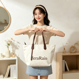Chic Minimalist Style Shoulder Bag Trendy HeraRain Design Everyday Casual Office School Tote Bag for Women