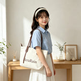 Chic Minimalist Style Shoulder Bag Trendy HeraRain Design Everyday Casual Office School Tote Bag for Women