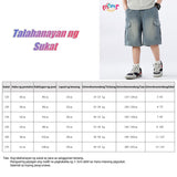 Boys' Loose Denim Shorts for Kids High Quality Korean Style Blue-Gray Maong Casual Denim Middle Pants Public New Year