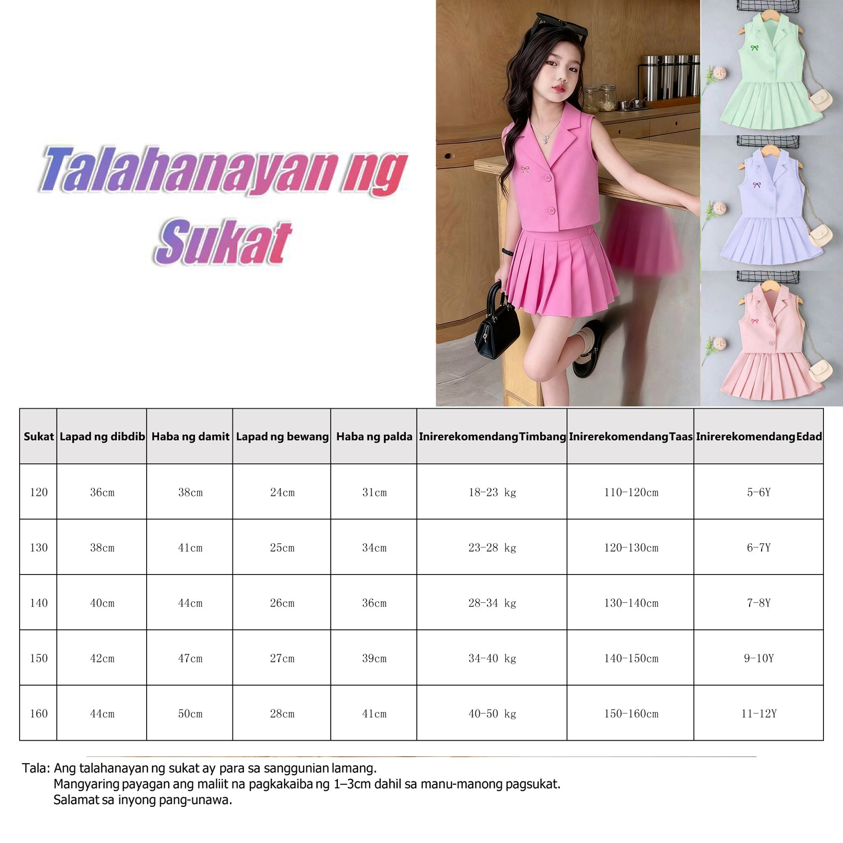 Polo Dress for Kids Girls 3-12 Years Old New Korean Style Collar Casual Birthday Party Graduation OOTD Dress for Girls