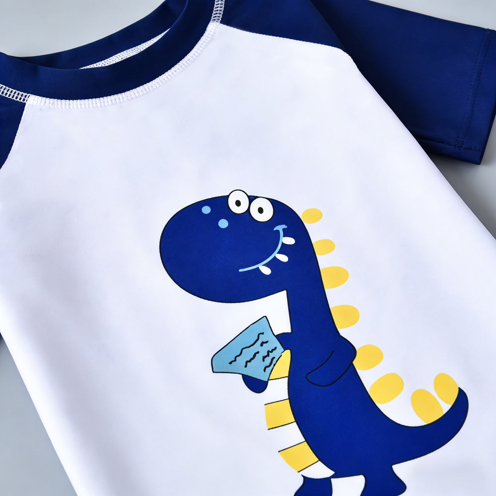 Kids Boys Rashguard 3pcs Set Dinosaur Design High Quality Swimmingwear for Boys Fashion 3-12 yrs old